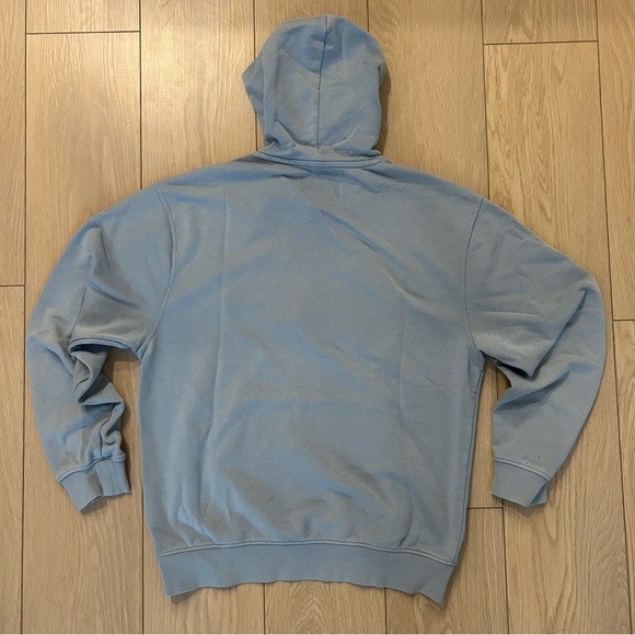 Jordan Flight MVP Men’s Fleece Pullover Size Small Blue Grey Hoodie - Picture 8 of 11